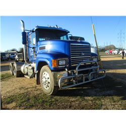 2014 MACK PINNACLE CHU613 T/A TRUCK TRACTOR, S/N 1M1AN07Y0EM016765, MP8 505 HP MACK DIESEL ENG, 10 S