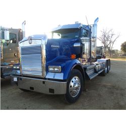 2009 KENWORTH W900 T/A TRUCK TRACTOR, S/N 1XKWD40XX9J251574, CUMMINS ISX 600 HP ENG, 18 SPD TRANS, 4