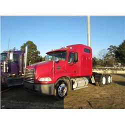 2007 MACK VISION CXN613 T/A TRUCK TRACTOR, S/N 1M1AK07Y77N021175, 480 HP MACK ENG, 10 SPD TRANS, 40K