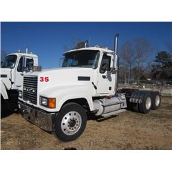2006 MACK CHN 613 T/A TRUCK TRACTOR, S/N 1M1AJ07Y46N004206, 480HP MACK DIESEL ENG, 18 SPD TRANS, 38K