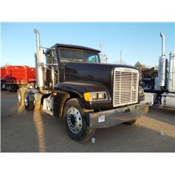 1996 FREIGHTLINER T/A TRUCK TRACTOR, S/N 1FUP0CKB1TH744362, 12.7L DETROIT DSL ENG, 9 SPD TRANS, 40K 