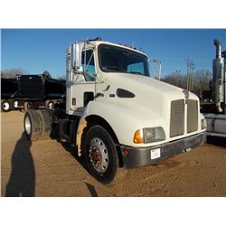 1996 KENWORTH T300 S/A TRUCK TRACTOR, S/N 2XKMAD7X1TM575019, CAT 300HP DIESEL ENG, 8 SPD TRANS, 21K 