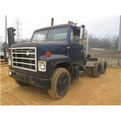1982 INTERNATIONAL F2275 T/A TRUCK TRACTOR, S/N 1HTDF2275CGB10856, IHC DIESEL ENG, 6 SPD TRANS, 34K 