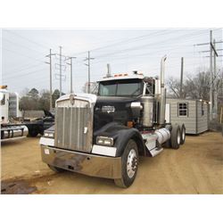 1995 KENWORTH W900L T/A TRUCK TRACTOR, S/N 1XKWDB9X2SS67925, 3406E CAT 425 HP ENG, 10 SPD TRANS, 38K