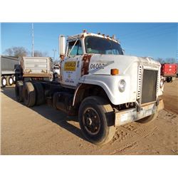 1976 INTERNATIONAL F2070 T/A TRUCK TRACTOR, S/N D1327GGB15478, IHC DIESEL ENG, 5 SPD 2 SPD TRANS, 10