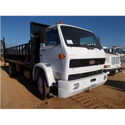 1996 PETERBILT 200 S/A FLATBED, S/N 1XPMH77X5TM609313, CUMMINS 6 CTA ENGINE, A/T, 21' FLATBED BODY W