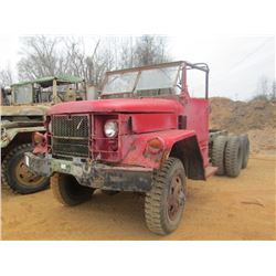 AMERICAN GENERAL M49A2C 6X6 CAB & CHASSIS, S/N 74L147, DIESEL ENG, MANUAL TRANS, ODOMETER READING 18