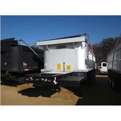 2007 MONTONE TRI-AXLE 26' DUMP TRAILER, S/N 1M9SD303678567012, ALUM BOX, 10' FLORIDA NECK, HITCH SUS