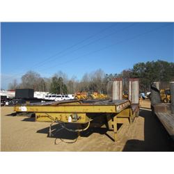 TITAN 39' T/A LOWBOY TRAILER, S/N T9L39202C1037226, HYD RAMPS, 10.00R15 TIRES, 3' DOVETAIL