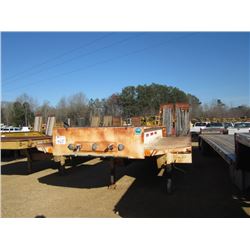DYNAWELD 40' TRI-AXLE LOW BOY TRAILER, S/N , DOVETAIL W/HYD RAMPS, 255/70R225 TIRES, OUTRIGGERS (COU
