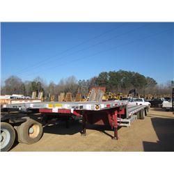 2012 UTILITY 53' T/A COMBO STEP DECK TRAILER SPEAD AXLE, S/N 1UVFS2534CA255401, RAMP & DECK LEVELING