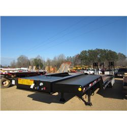 2015 DYNAWELD 40' TRI-AXLE STEP DECK TRAILER, S/N 5JYLB5231GP105404, 3' DOVETAIL, MANUAL RAMPS, 255/