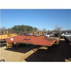MAGNOLIA 44' T/A LOWBOY, S/N 1M9LN4422T1435136, DOVETAIL W/RAMPS, 255/70R22.5 TIRES