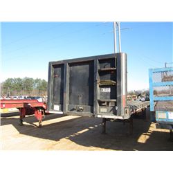 FRUEHAUF 40' T/A FLAT BED TRAILER, S/N FWY863201, 11R22.5 TIRES