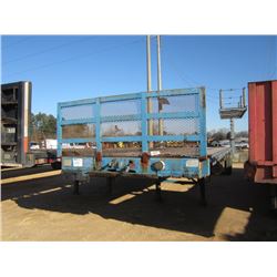 FRUEHAUF 40' T/A FLATBED TRAILER, S/N FWM615515, 11R22.5 TIRES