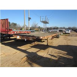 48' T/A FLATBED TRAILER, S/N , LT215/85R16 TIRES, DISC WHEEL