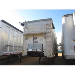 1994 EAST 44' T/A LIVE BOTTOM TRAILER, S/N 1E1U1X283RRG15107, OPEN TOP, TARP, SWING GATE, 11R24.5 TI