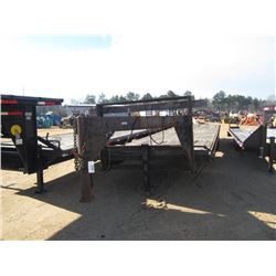 HOMEMADE 8' X 40' TRI-AXLE GOOSENECK TRAILER, S/N AL84HM00900045647, ST225/75R15 TIRES