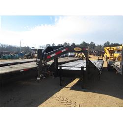 2013 ECONOLINE 8 TON T/A GOOSENECK TRAILER, S/N 42EDGKG23D1000565, 20' LOAD DECK, 8' WIDE, 5' BEAVER