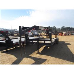 BIG TEX 24' T/A GOOSENECK TRAILER, S/N 1GVEX242X52378996, 30" DOVETAIL W/RAMPS, 7.50-16 TIRES