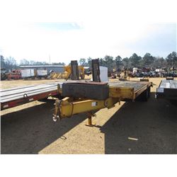 2007 HOOPER 8' X 24' T/A TAG TRAILER, S/N 1119FRZ4277047243, 8' WIDE, 20' LOAD DECK, 5' BEAVER TAIL,