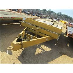 8' X 19' T/A SHOP BUILT EQUIPMENT TILT TRAILER, S/N 36700