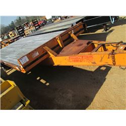 1998 ECONOLINE 12T T/A TAG TRAILER, S/N 42EDPHE47W1001423, 23' LONG, 8' WIDE, FLIP UP RAMPS