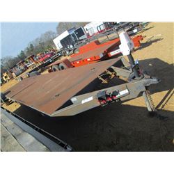 LPD 80" X 36' T/A TAG TRAILER, S/N 01038361547, 4' DOVETAIL, RAMPS, ELECTRIC JACK, ELECTRIC BRAKE, L