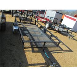 5' X 10' S/A TAG TRAILER W/3' GATE, S/N 92MA9804211415384