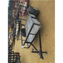 5' X 8' S/A TAG TRAILER, ST205/75D15 TIRES