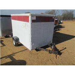 5' X 8' S/A ENCLOSED TRAILER, S/N , 20.5X8.0-10 TIRES