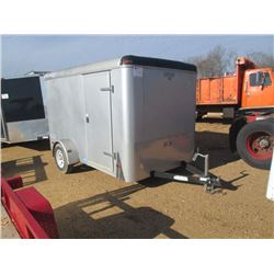 PACE 6' X 10' ENCLOSED S/A TRAILER, S/N 125G100810, 205/75D14 TIRES