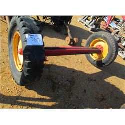 TRAILER AXLE W/TIRES & RIMS