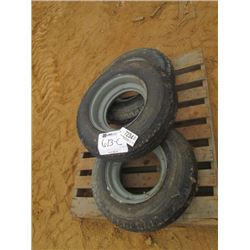 1 LOT (8) 14.5 TIRES & RIMS