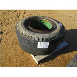 1 LOT (2) 10.00-20 TIRES & RIMS