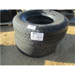1 LOT (2) 425/65R22.5 TIRES