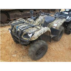2005 YAMAHA GRIZZLY 660 4X4, S/N JY4AM03Y55C060399, FRONT & REAR RACK, WINCH, METER READING 295 HRS