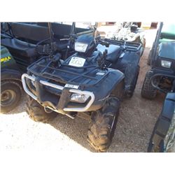 2006 HONDA RUBICON 4X4 ATV, S/N 1HFTE260X64507187, FRONT & REAR RACK, METER READING 544 HRS
