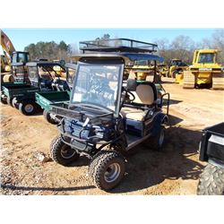 2010 STAR ELECTRIC GOLF CART, S/N 52RL36226AG001488, LIFT KIT, WINDSHIELD, FLIP DOWN REAR SEAT,M FRO