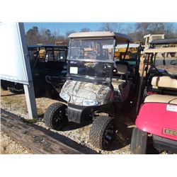 EZ GO GOLF CART, S/N 5122839, GAS ENG, CANOPY, REAR SEATS, WINDSHIELD
