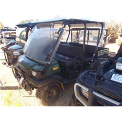 2005 KAWASAKI MULE 3010 4X4, S/N JK1AFCJ165B501816, GAS ENG, 4 PASSENGER, CANOPY, WINDSHIELD, TILT B