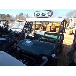 2007 KAWASAKI MULE 3010 TRANS 4X4, S/N JK1AFCJ167B510549, GAS ENG, A/T, 4 SEATS, CANOPY, REAR BED, M