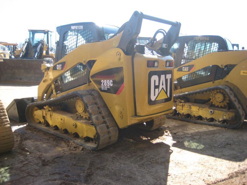 CAT 289C2 HIGH FLOW SKID STEER LOADER, S/N JMP01179, (10 YR) TRACK TYPE, GP BUCKET, ECAB W/AIR, METE