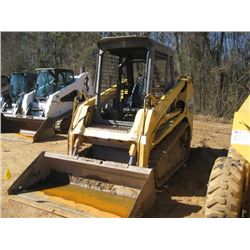 GEHL CTL68 SKID STEER LOADER, S/N 213022, TRACK TYPE, GP BUCKET, CANOPY, METER READING 3,324 HRS