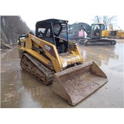 ASV RC100 SKID STEER LOADER, S/N RSD00886, TRACK TYPE, GP BUCKET, CANOPY, METER READING 1,298 HRS