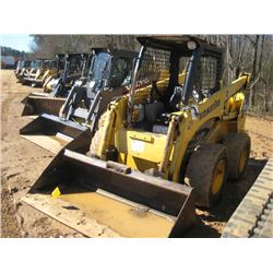 KOMATSU SK1020-5N SKID STEER LOADER, S/N A70365, GP BUCKET, CANOPY, METER READING 824 HRS