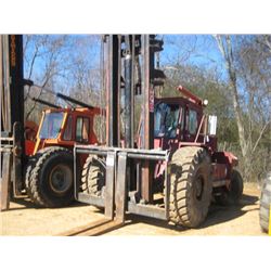 TAYLOR TYB-250M FORKLIFT, S/N SP617237, 25,000# CAP, ECAB, METER READING 8,840 HRS