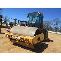 CAT CS-563E VIBRATORY ROLLER, S/N CNG01827 (06 YR) 84" SMOOTH DRUM, ECAB W/AIR, METER READING 2,959 