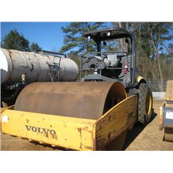VOLVO SD100D VIBRATORY ROLLER, S/N 225848 (11 YR) 84" SMOOTH DRUM, CUMMINS DIESEL, CANOPY, METER REA