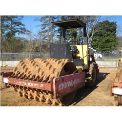 DYNAPAC CA151 PD VIBRATORY ROLLER, S/N 59811230 (96 YR) 67" PADFOOT DRUM, CANOPY, METER READING 3,29